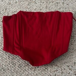 Zara Vibrant Red Top
